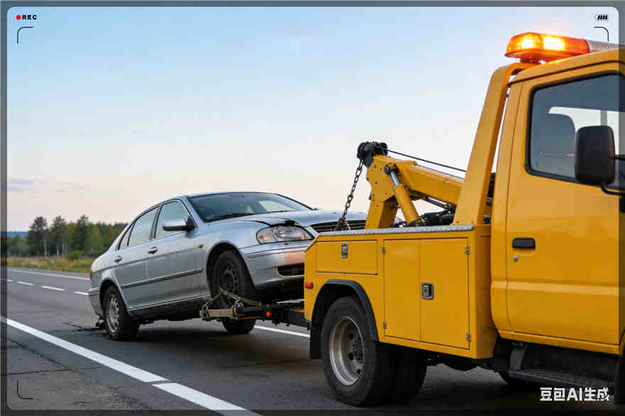 井冈山拖车救援电话【案例】